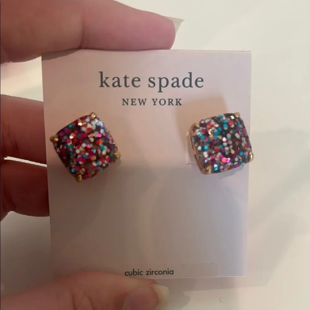 Kate Spade Colorful Square Stud Earrings